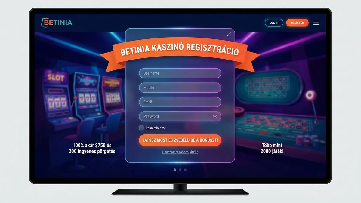 Regisztráció bónusszal